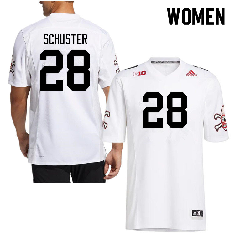 Women #28 Matthew Schuster Nebraska Cornhuskers College Football Jerseys Sale-Strategy - Click Image to Close